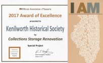 IAM award for Collections Storage Renovation 2017