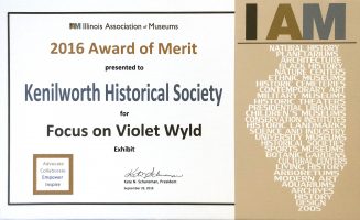 IAM award for Focus on Violet Wyld 2016