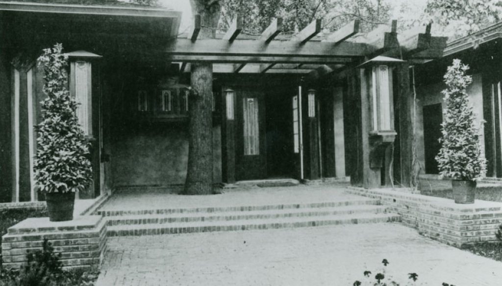 Assembly Hall entrance, 1907, KHS