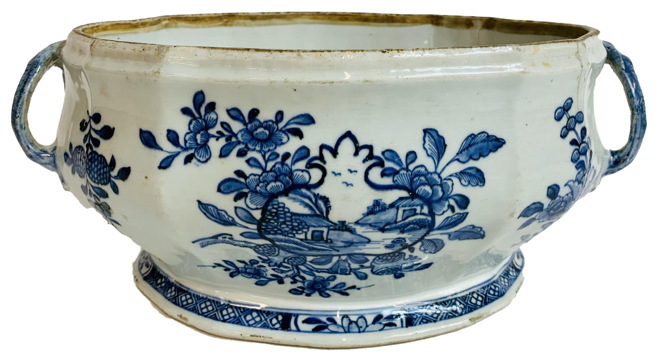Chinese Porcelain Soup Tureen, c. 2002.1.3, KHS