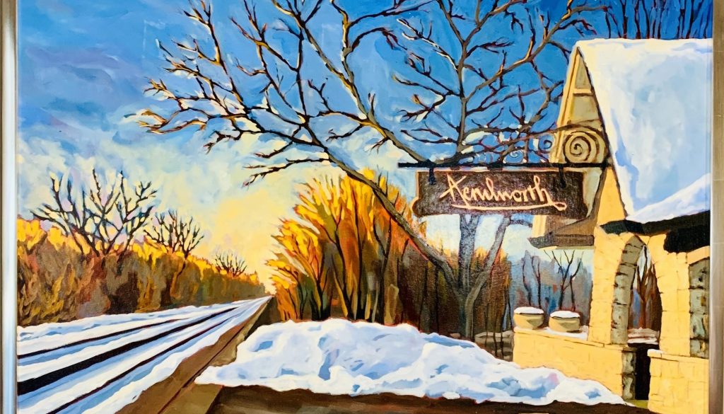 Painting of Kenilworth Station 2017.4.1