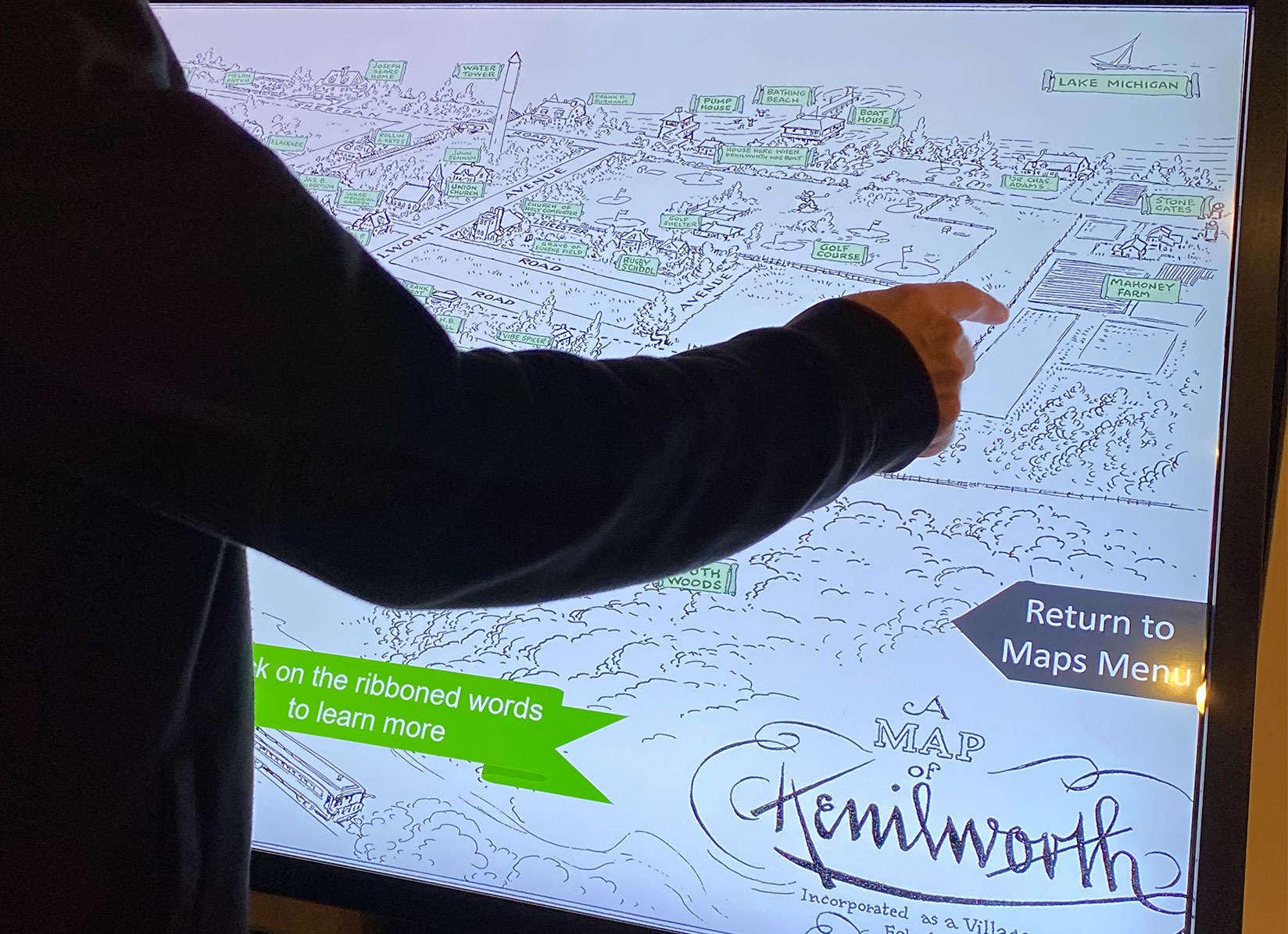 Permanent Exhibit Interactive Touchscreen Display