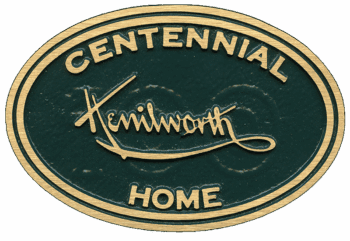 Centennial Homes Plaque