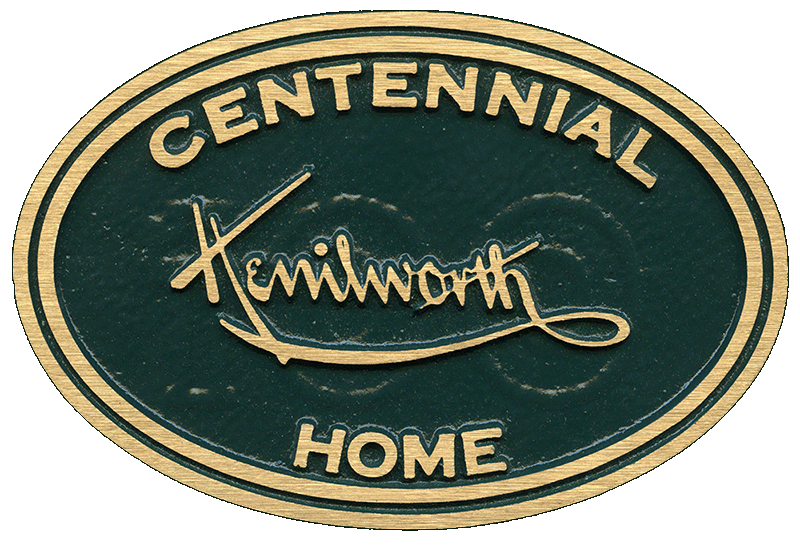 Centennial Homes Plaque