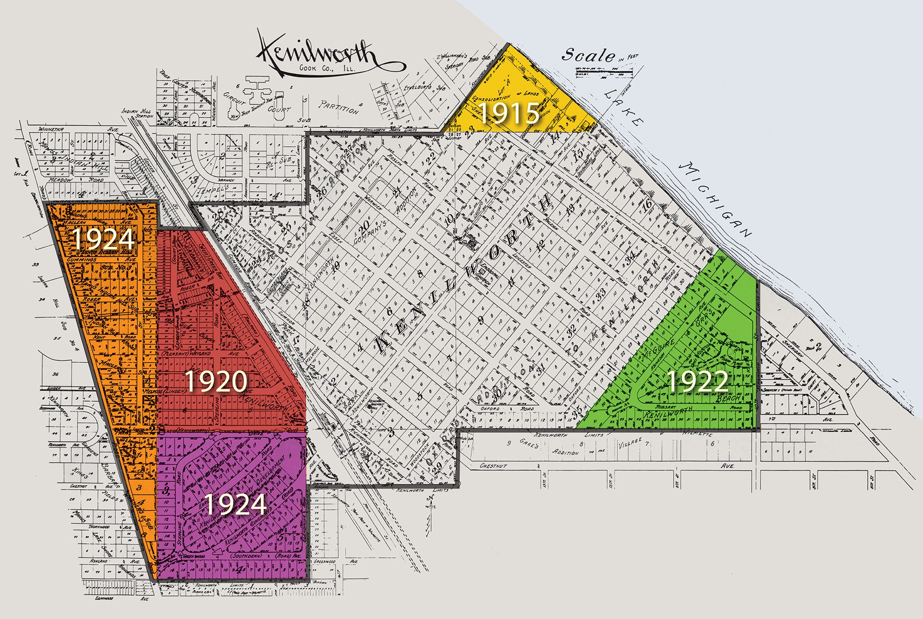 Kenilworth Annexation Map